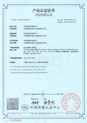 二型產(chǎn)品認(rèn)證證書